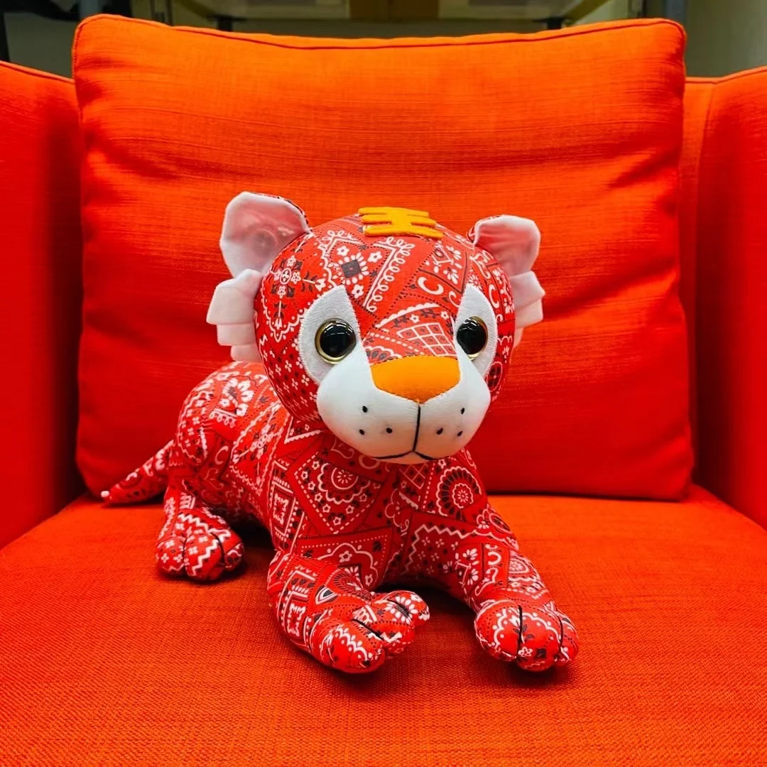 

Tiger Plush Doll The Year Of Tiger 2023 Chinese New Year Zodiac Stuffed Animal Plushine Toy For Home Bedroom Room Decoration