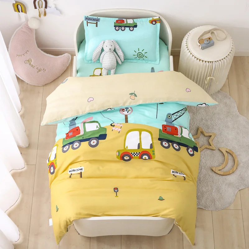 Class A Cotton Bedding Set Mother and Baby Level Safety King Size Duvet  Cover Set 220x240 No Printing and Dyeing Bedding Sets - AliExpress