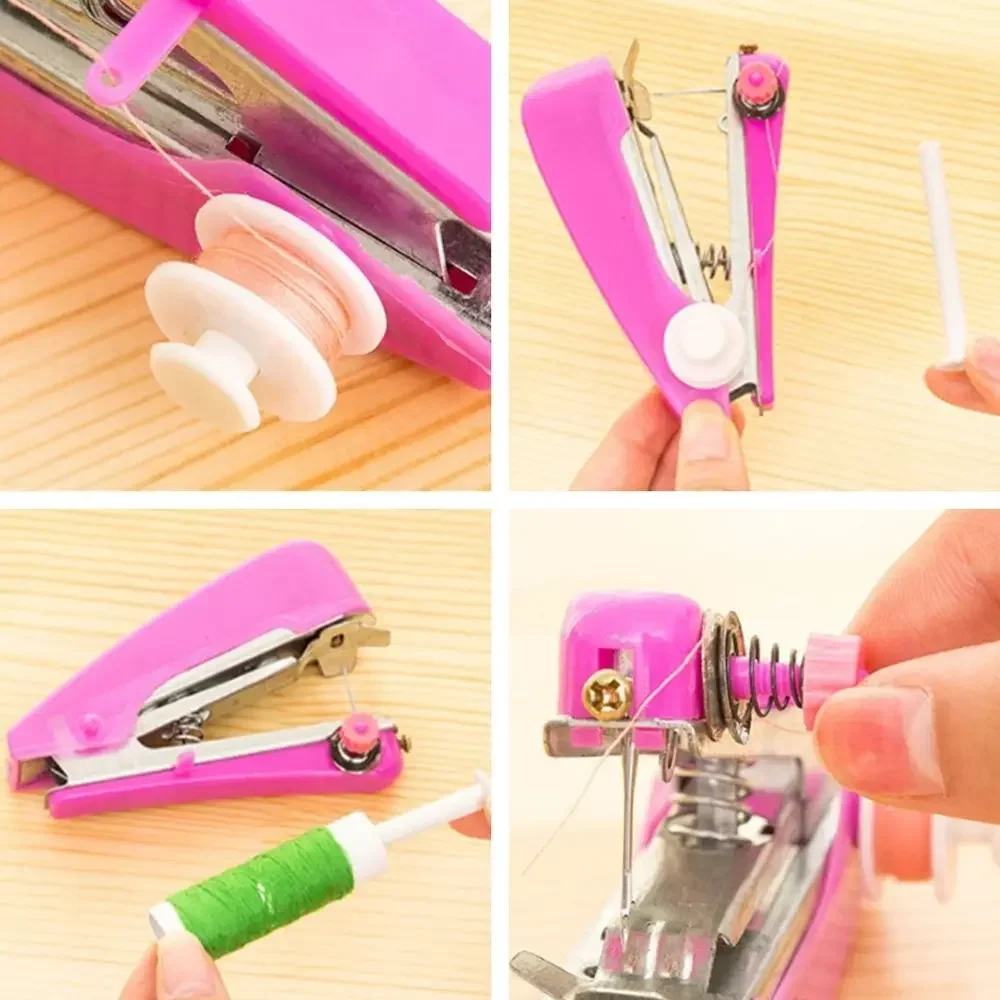 1 шт. портативная ручная швейная машинка