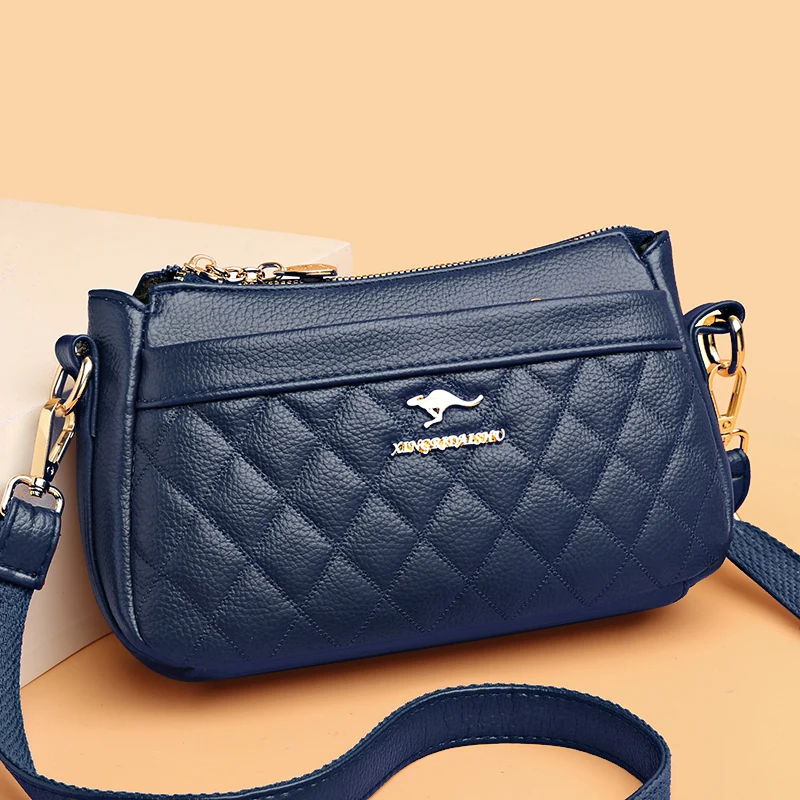 

Three-layer Pocket Luxury Designer Handbag for Women 2023 New Purses And Leather Handbag Fashion Shoulder Crossbody Bag Tote Bag