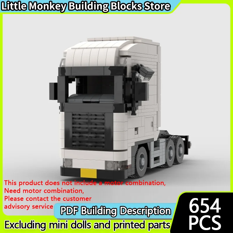 Фото Конструктор City Car Model MOC: Классический Тяжелый Грузовик, Модульная Технология, Подарки для Детей на Праздники, Набор для Сборки Игрушек №1