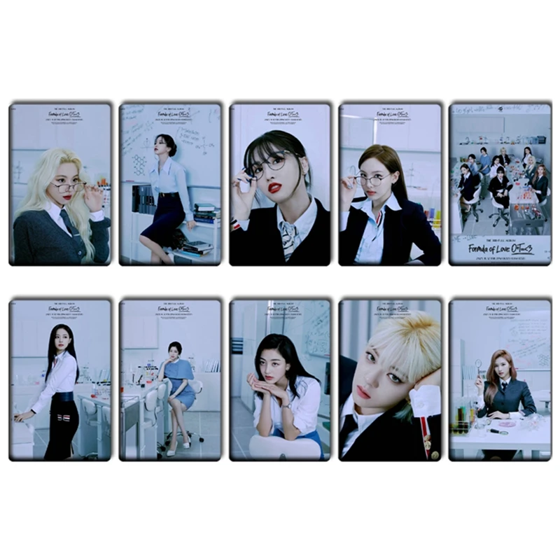 10 шт./компл. Kpop двойные фотокарточки новый альбом Формула любви Самостоятельная