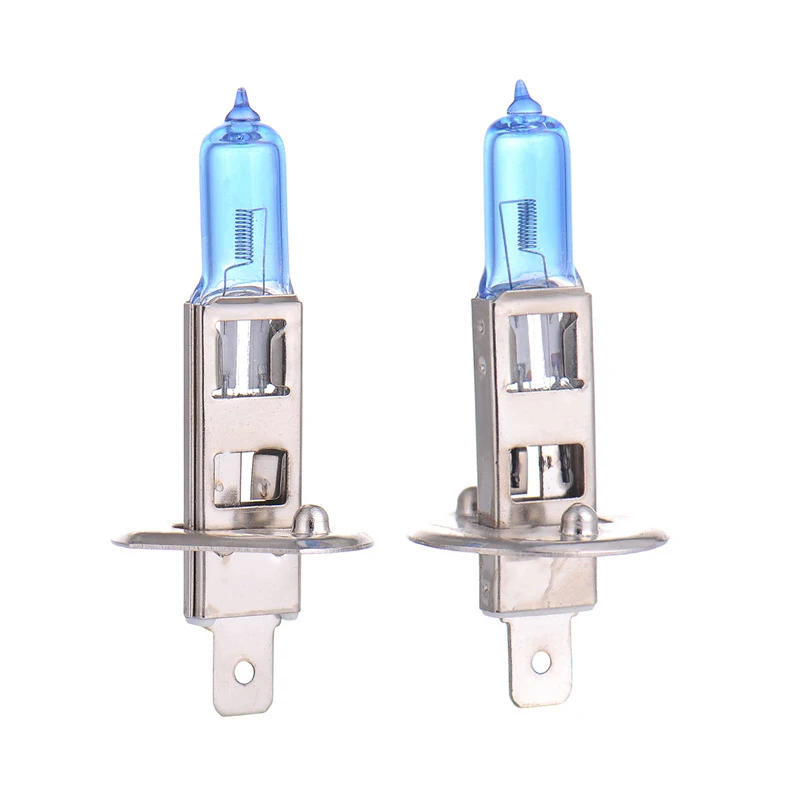 

2pcs H1 12V Car Headlights White Super White Headlights Lamp Halogen Bulbs White Fog Lights Driving Parking Light