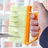 1pc washable window cleaner microfiber dust cleaner brush for venetian air conditioner car window groove dust cleaning tool