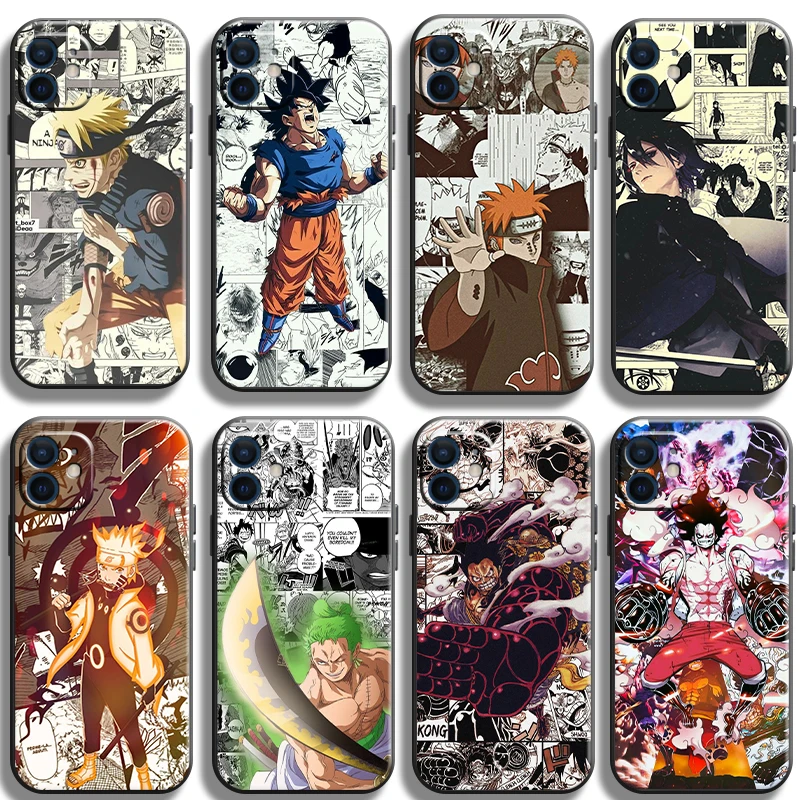 

Japan Anime NARUTO Funda Phone Case For iPhone 11 13 12 Pro Max 12 13 Mini X XR XS MAX SE 2020 7 8 6s Plus Celular Coque