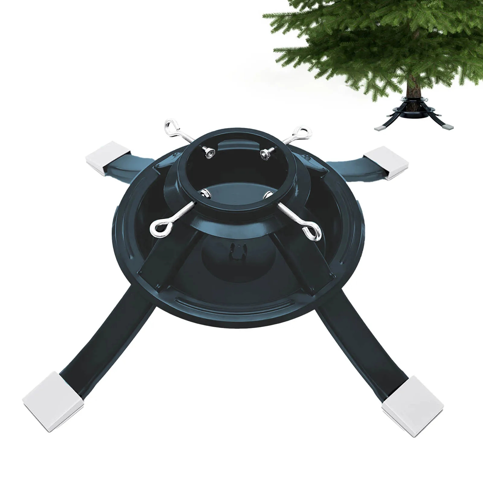 

Подставка для рождественской елки, Искусственная елка, держатель для рождественской елки с литым металлическим основанием, стойкая к корро...