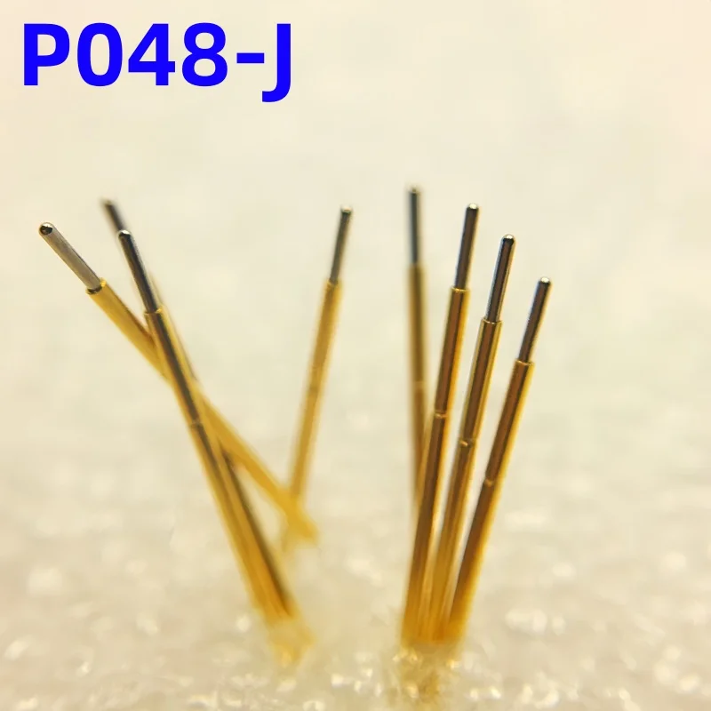 

20/100 шт. P048-J1, пружинный тестовый щуп, тестовый штифт Pogo Pin P048-J, инструмент для тестирования электрической печатной платы, 0,35 мм/0,48 мм/12 мм, игла с круглым наконечником