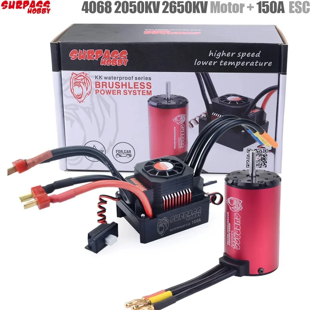 Фото Комплект водонепроницаемых моторов и ESC VoidFly для Surpassing Wang 4068 2050KV 2650KV 120A 150A, оптовая продажа аксессуаров №2