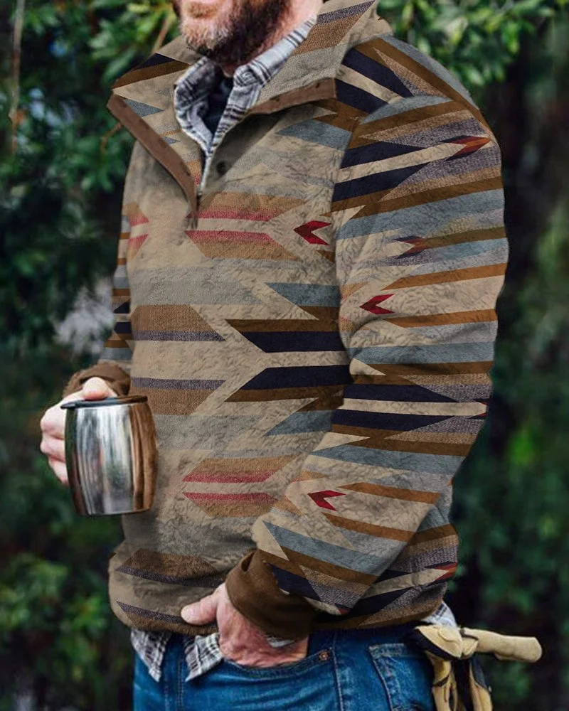 Autumn Winter 2022 New European and American Men's Stripe Double Sided Fur Stand Collar Home Furnishing Suit Plush Thermal Coat