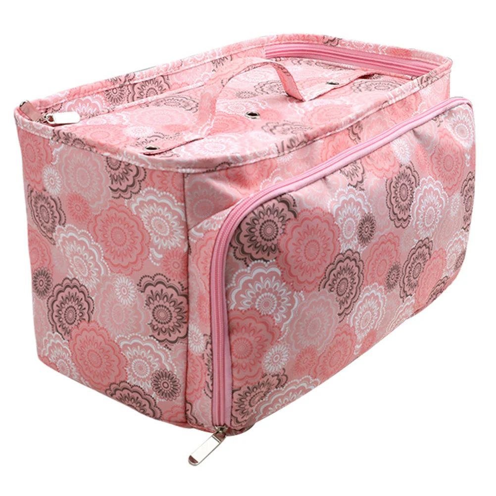 

Knitting Crochet Yarn Organizer Storage Tote Sewing Travel Hookholder Carrying Artist Accessories Hooks Needle Case Projecttool