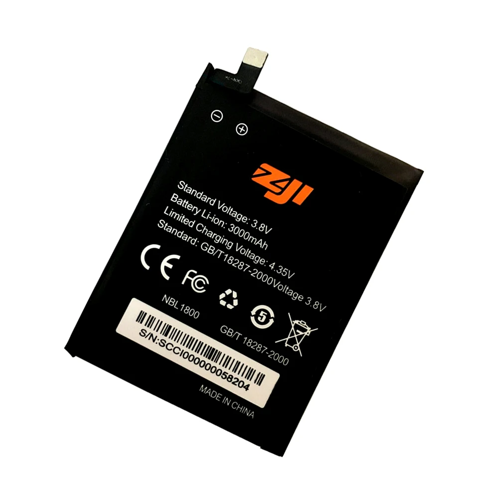 100% Оригинальный аккумулятор ZOJI Z6 и Z7 запасные части для смартфона 3000 мАч |