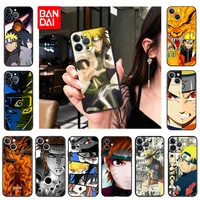 black soft silicone phone cases for iphone xr xs max 7 8 6s plus x uzumaki naruto anime cover for iphone 13 12 pro 11 se 2022