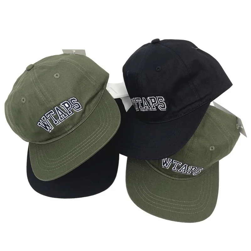

Brim Flat WTAPS Japanese hat soft Top Hat Joint Trendy Men's And Women's Fashion Brand Tooling Baseball Cap