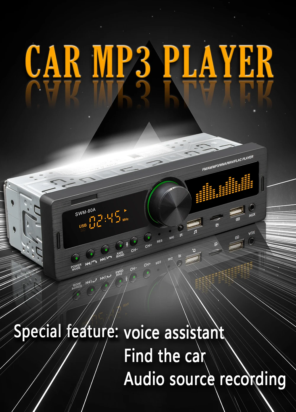 

Car Radio Car Stereo MP3 Player Bluetooth-compatible FM AM Autoradio Car Stereo Radio Remote Control Car MP3 Multimedia Player