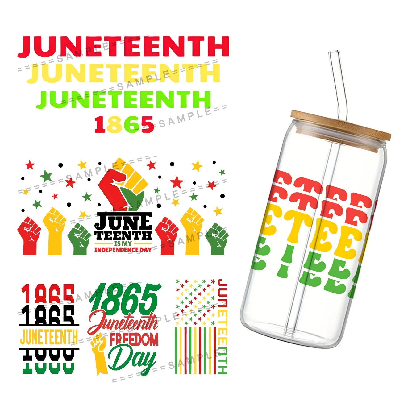 Наклейка для обертывания чашек june19 11 х24 см 16 унций водонепроницаемая наклейка Uv