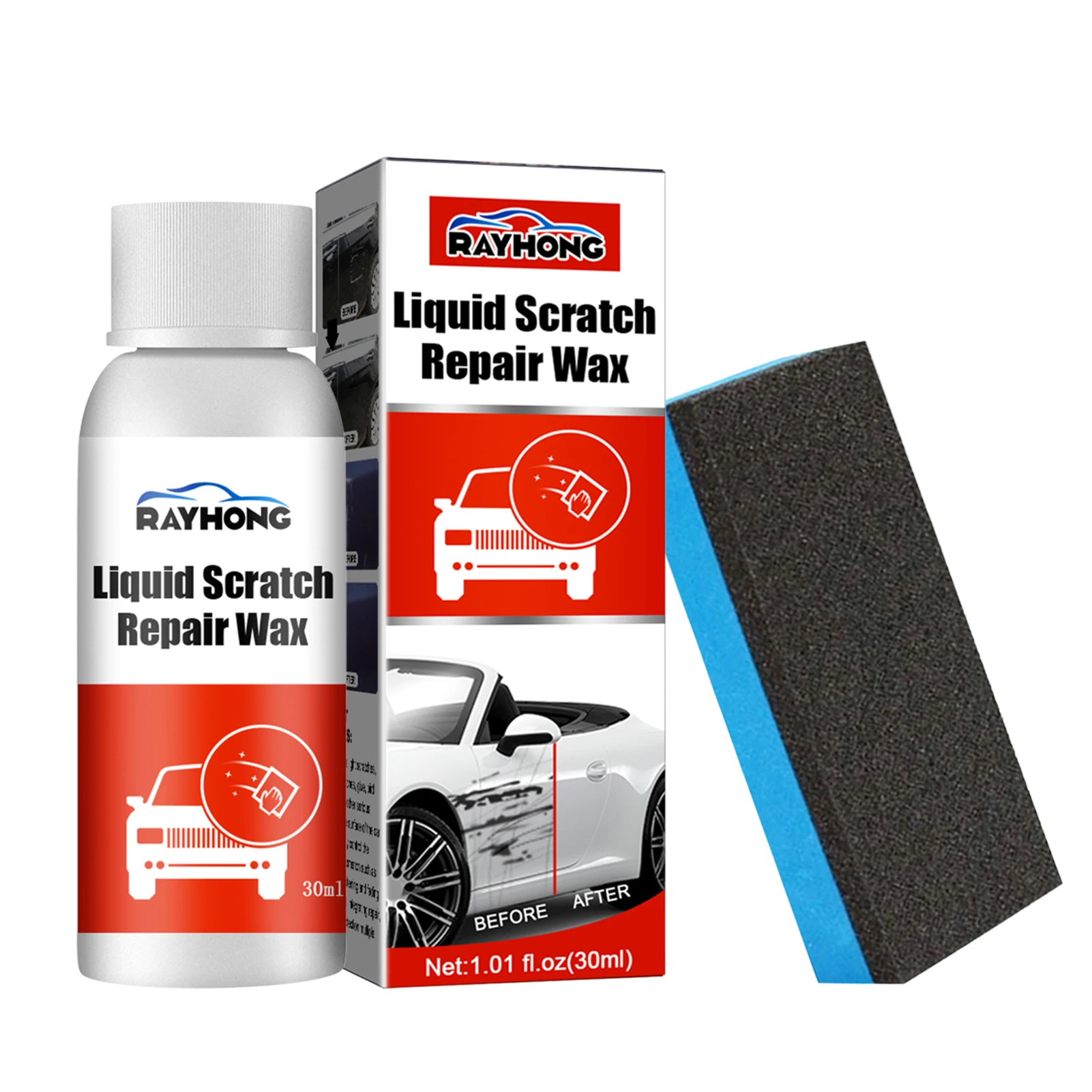 

Car Scratch Remover Car Paint Restoration Kit Auto Maintenance Wax Polishing Grinding Paste Car Scratch Remover Scratch Repair &