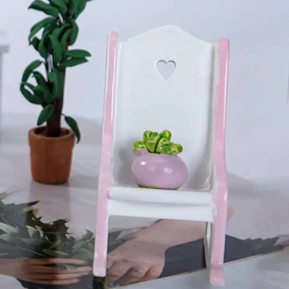 

Деревянное кресло-качалка с гладкой поверхностью, деревянные аксессуары, имитация деревянного кресла-качалка, модель кресла-качалки для де...