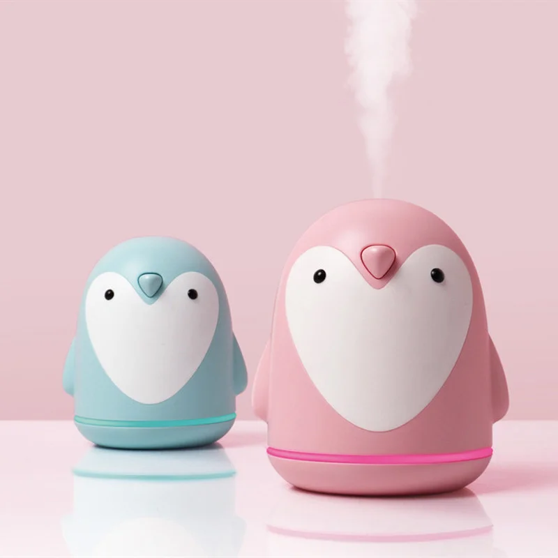 

1PC 220ml Aroma Humidifier Cute Penguin USB Air Diffuser for Home Office Car Mist Maker Essential Oil Diffuser