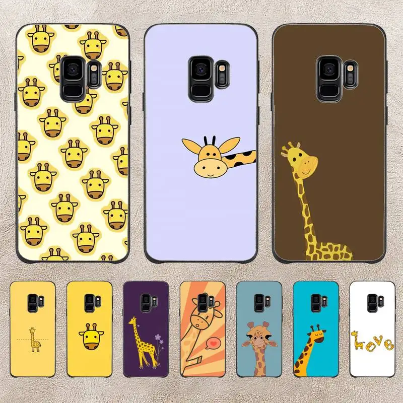 

Cute Cartoon Animal Giraffe Phone Case For Samsung Galaxy A51 A50 A71 A21s A71 A41 A70 A30 A22 A02s A53 A72 A73 5G Cover