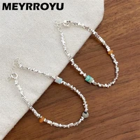 meyrroyu summer natural stone chain strand bracelet for women girl new fashion trendy hand jewelry party gift pulseras mujer