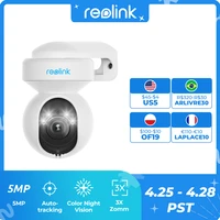 Reolink Outdoor 5MP WiFi Camera Human Car Detection PTZ 2-Way Audio Color Night Vision Home Video Surveillance
