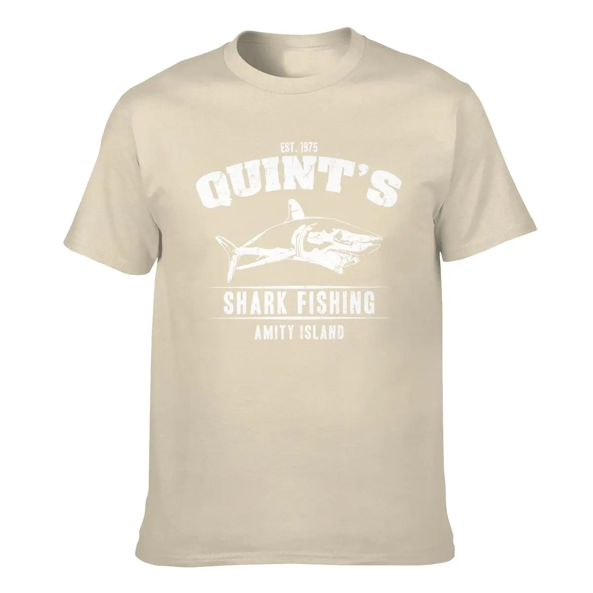 

Quint's Shark Fishing Hip Hop T Shirt Men Women Oversized T-shirt Harajuku Style Summer Short Sleeve Tee Tops