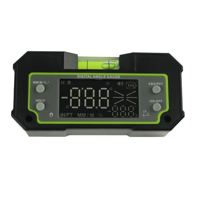 4x90 ° Finder Транспортир Цифровой манометр Передача данных Двухосный инклинометр
