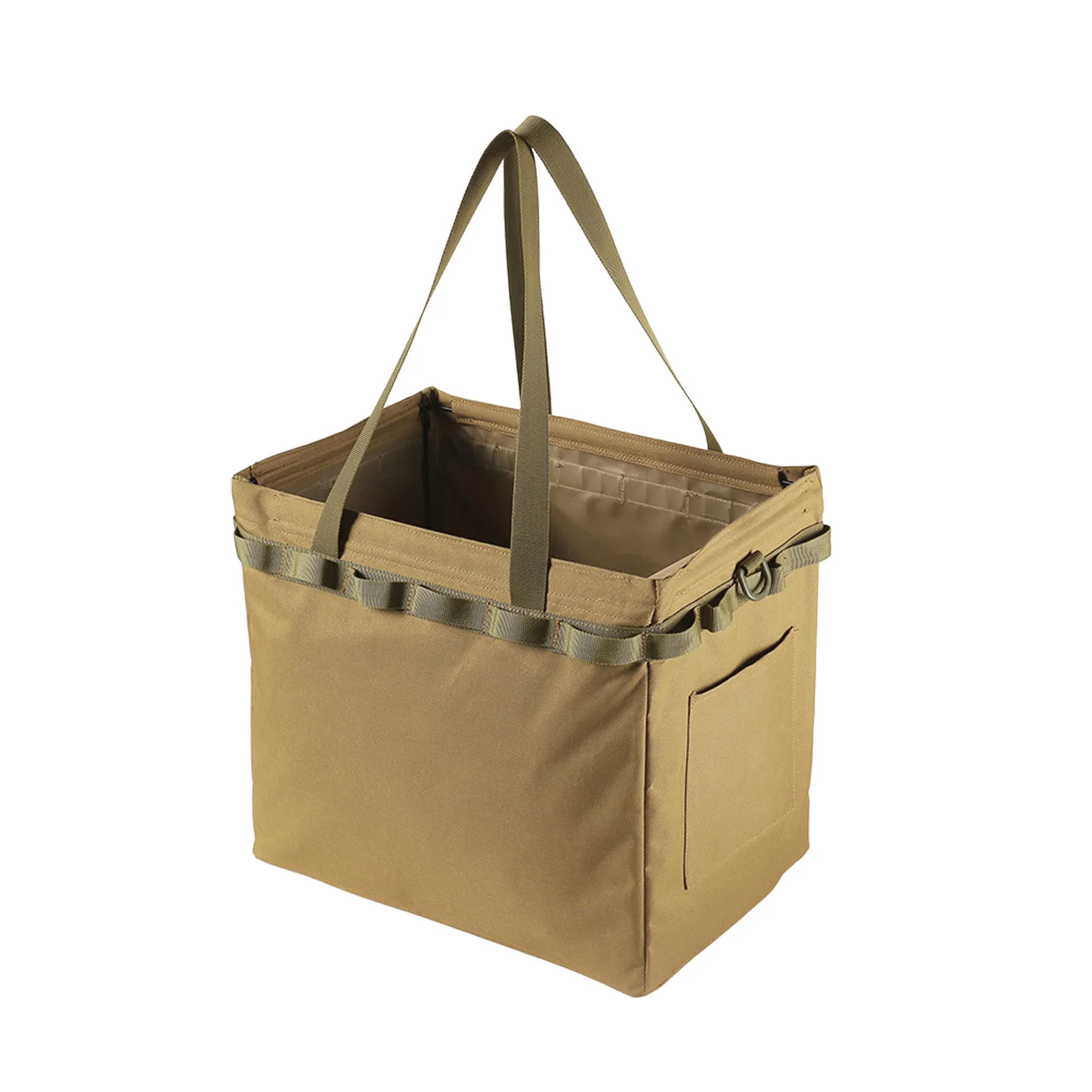

Portable Camping Storage Bag Large Capacity Tableware Storage Basket Folding Lunch Bag Organizer Outdoor Picnic Cookware Bag