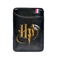 classic hp snitch ball printing pu leather mini small magic wallets purse pouch plastic credit bank card case holder