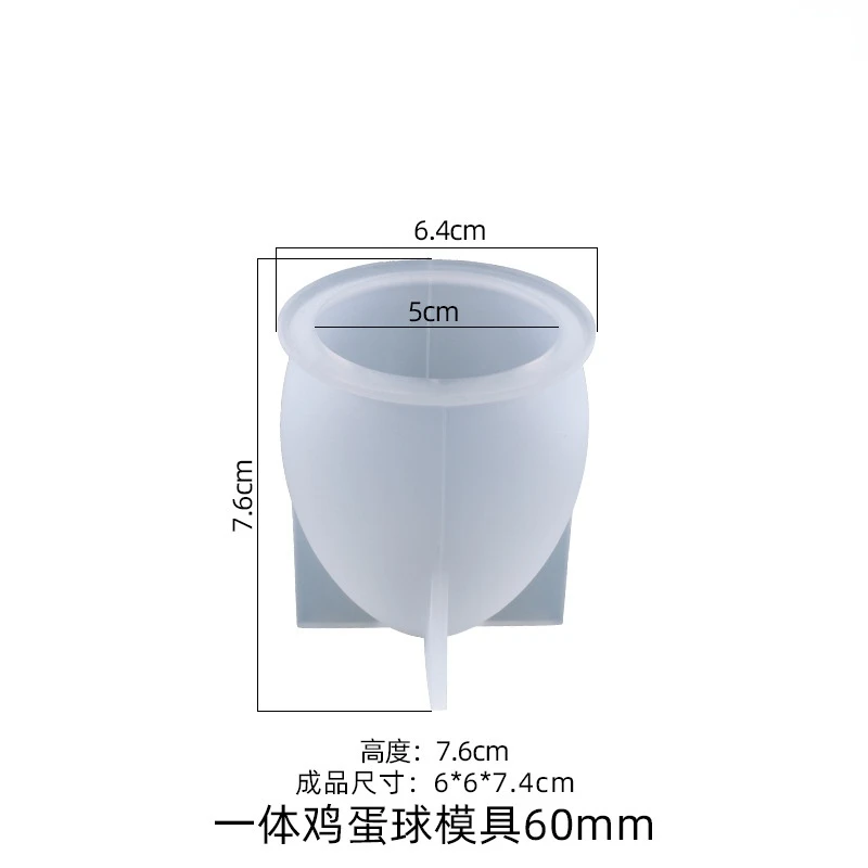 Силиконовая форма в виде яйца сделай сам