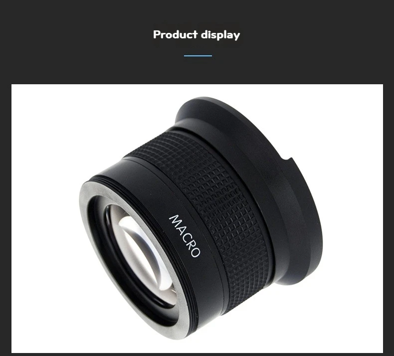 Объектив DSLR для Canon Nikon Sony 58 мм ультра широкоугольный