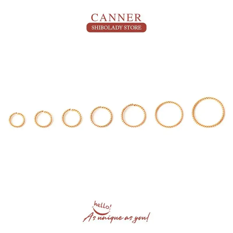 CANNER 5/6/7/8/9 mm Circle Earrings Silver 925  Earring For Women Hoop Earrings 18K Gold Huggie Wedding Party 2022 Trend
