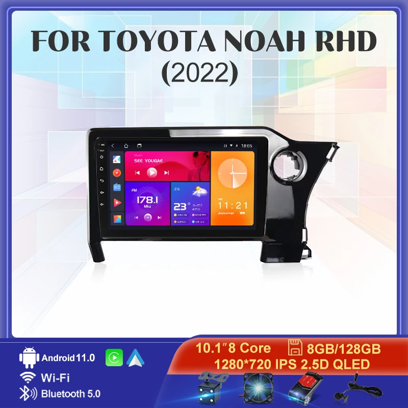 

Автомагнитола на Android 11, 2DIN, с GPS-Навигатором, 4G, Wi-Fi