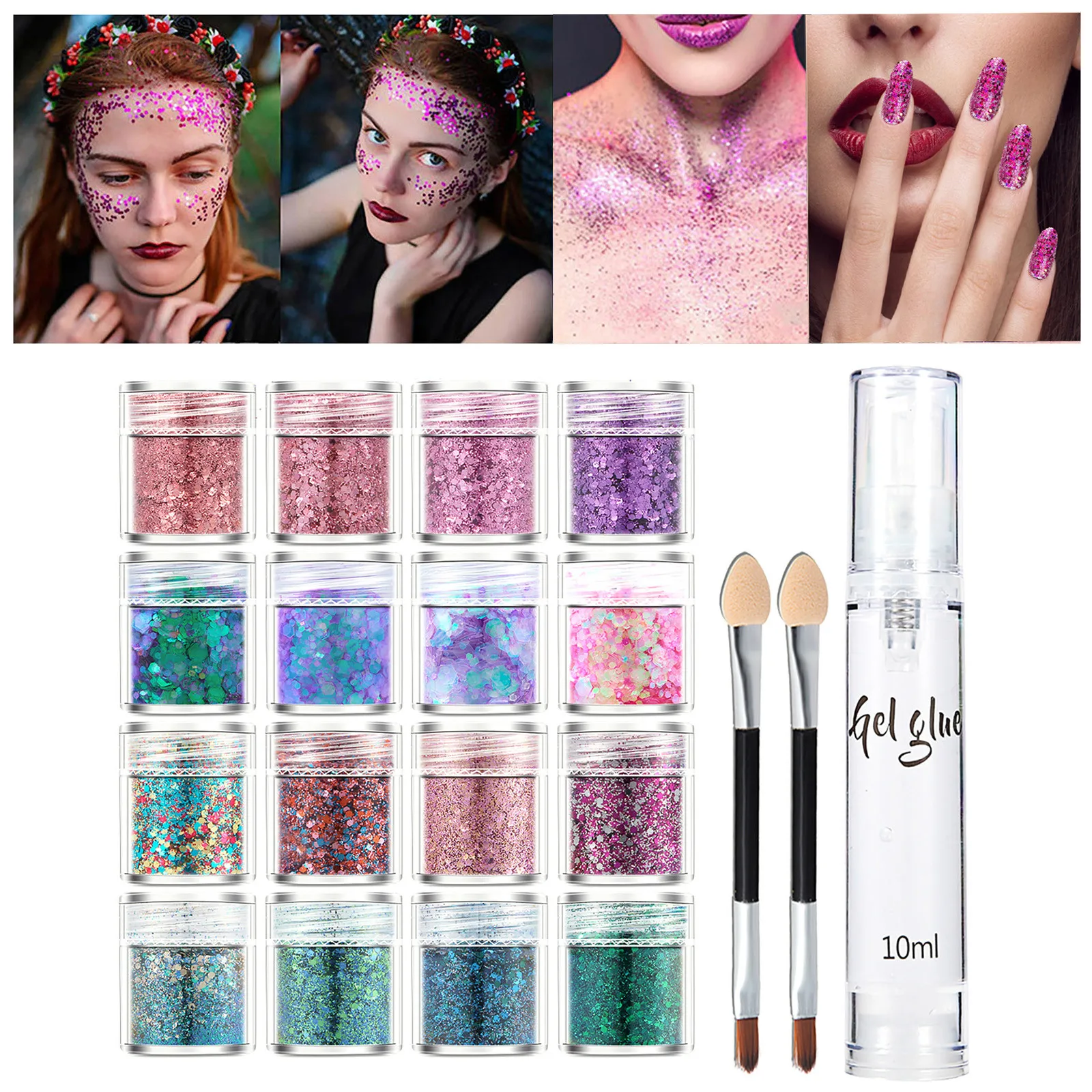 Glitter Nails for women