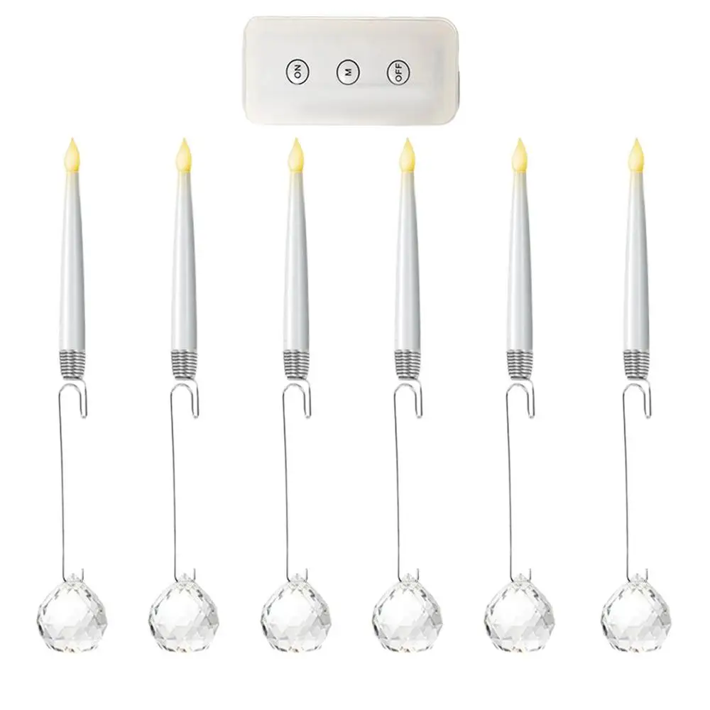 

Светодиодные рождественские свечи 6 шт.