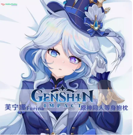 Аниме Genshin Impact Furina Sexy Dakimakura Hing Body Подушка Чехол японская наволочка Otaku постельное