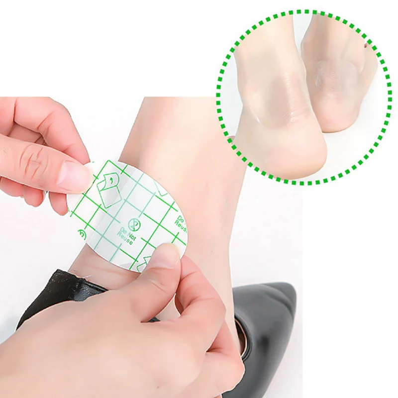 

Women Heel Protector Sole Sticker Invisible Back Heel Patch Anti Blister Friction Waterproof Foot Care Tool Waterproof 1pcs