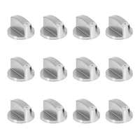 stoves cooker knobsoven knob12pcs6mm universal silver gas stove control knobs adaptors oven rotary switch
