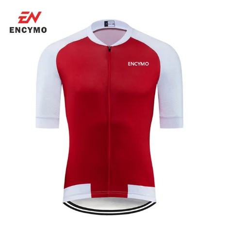 

Men's Summer Short Sleeve Cycling Jersey Bicycle Road MTB Bike Shirt Outdoor Sports Ropa Encymo Clothing