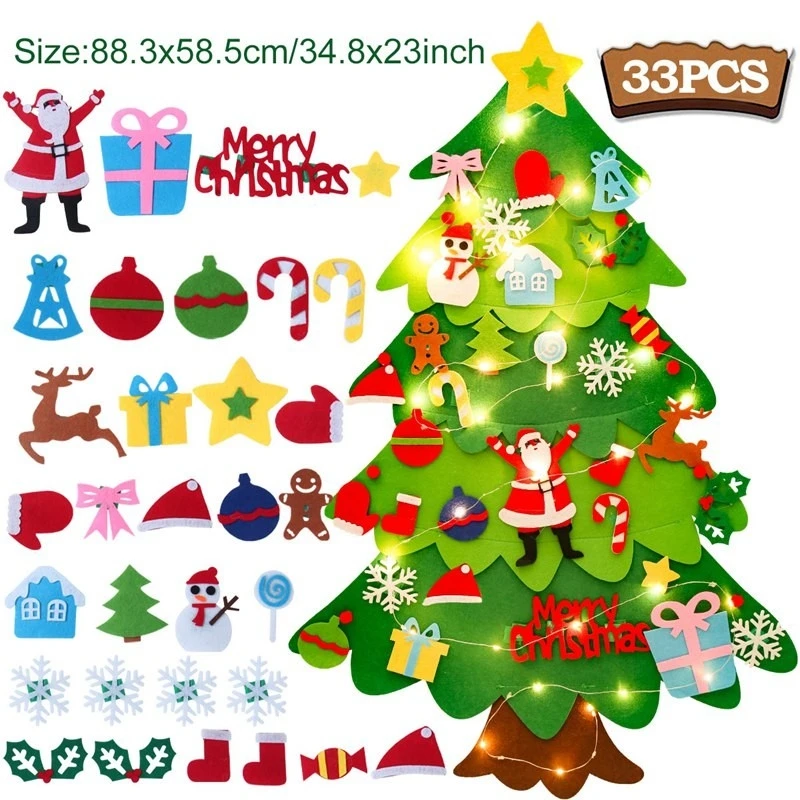 

Рождественская елка из фетра