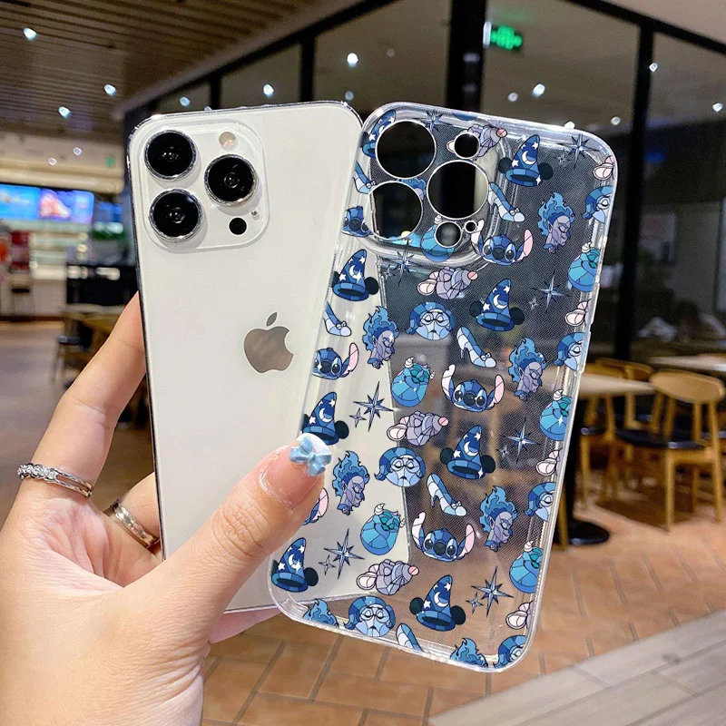 Disney Stitch Fashion Crystal For OPPO A16 31 5 53 55 60 72 76 78 92 9 97 98 2 92S K11 F11 Pro Transparent Space Phone Case Capa
