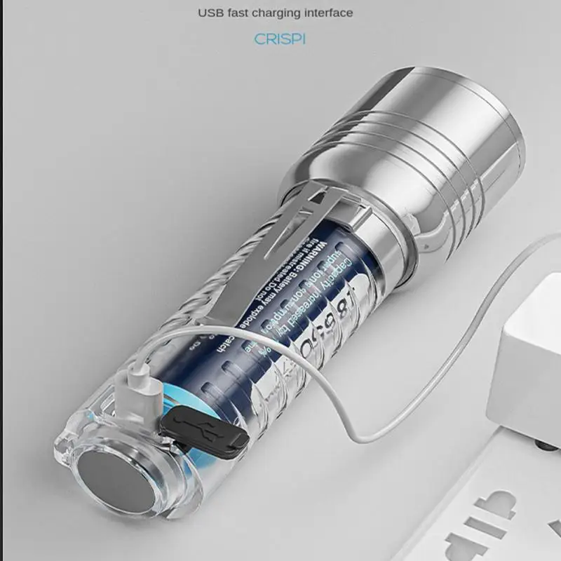 

Tail Strong Magnetic Electric Torch Multi-light Source Bright Long-range Torch Aluminum Alloy Camping Equipment Flashlight 1135g
