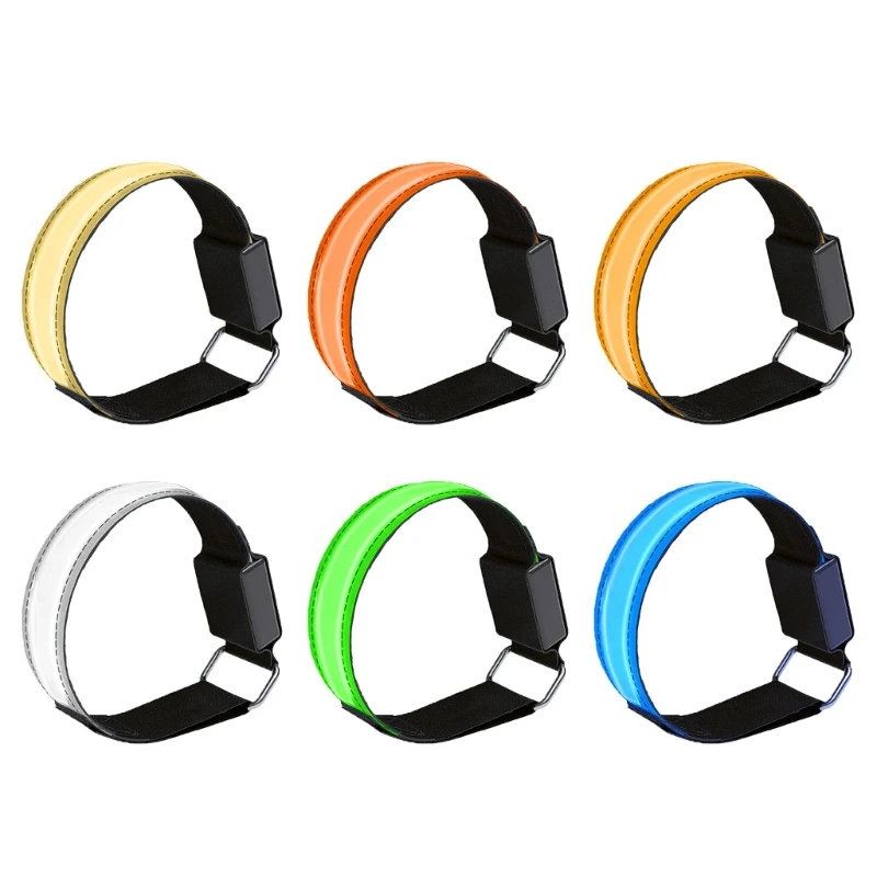 

448D LED Lighted Armband Sport Safety Wristband Glows in The Dark Led Bracelet