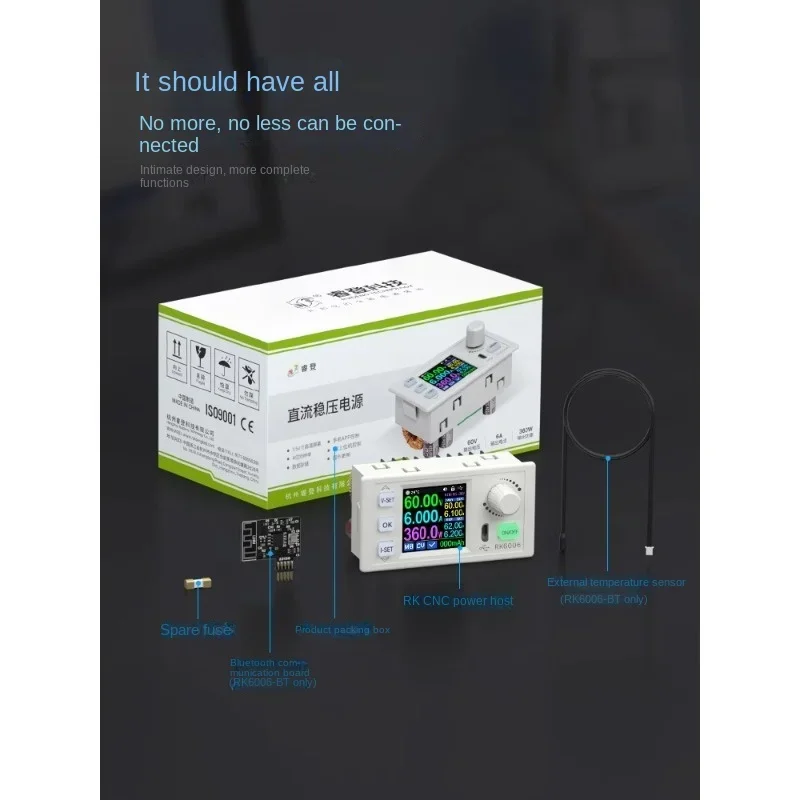 RK6006 цифровой дисплей регулируемый источник питания постоянного тока с