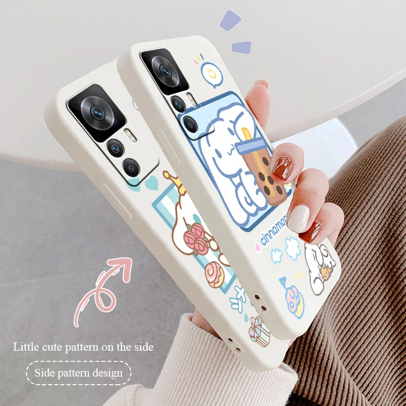 

Kulomi Sanrio Cinnamoroll Liquid Rope Phone Case For Xiaomi Redmi K50 K40 K40S Gaming K30 10C 10 10X 9A 9 9T 9C 9AT 8 8A 5G