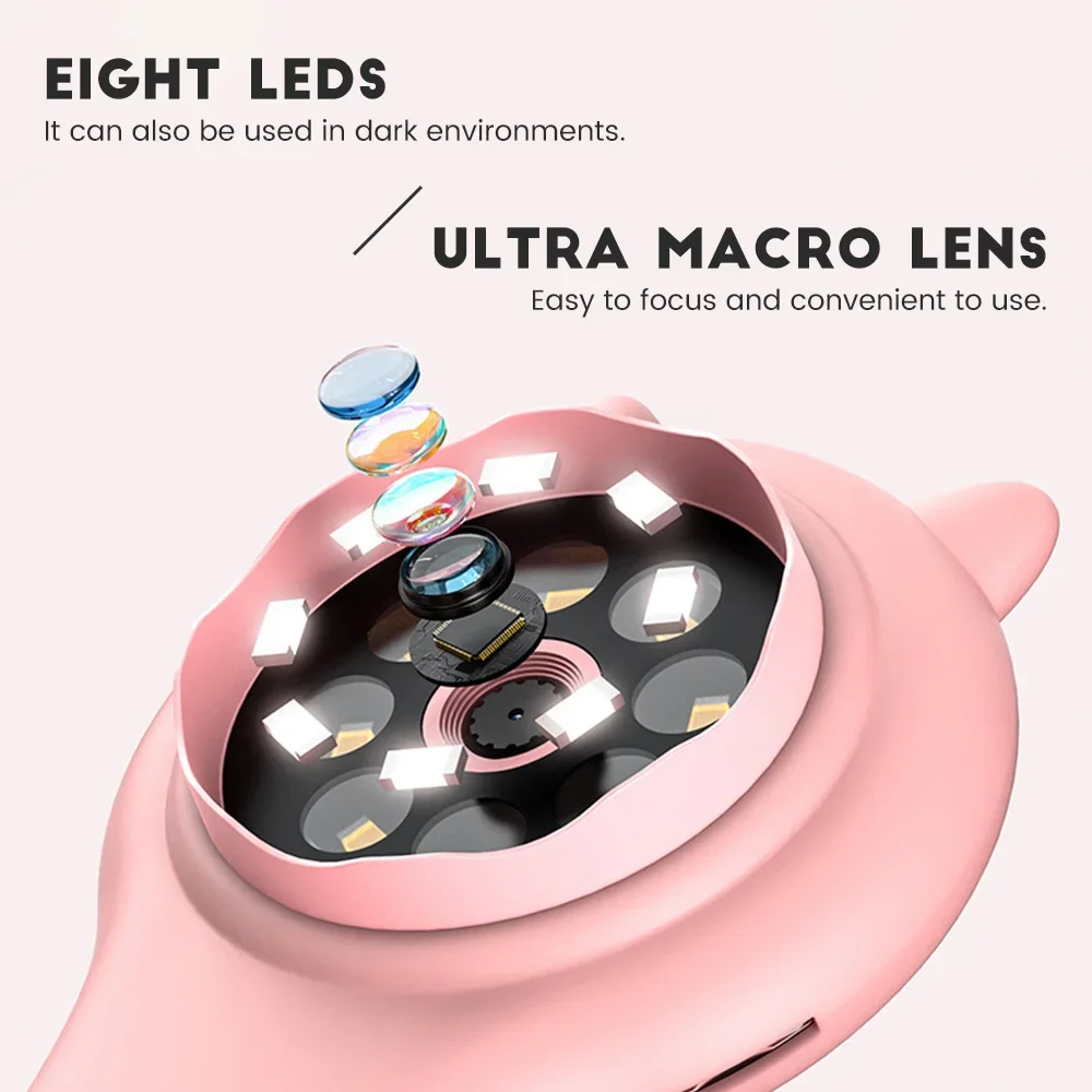 8-светодиодная цифровая лупа супер макрообъектив 2 0 HD IPS-экран