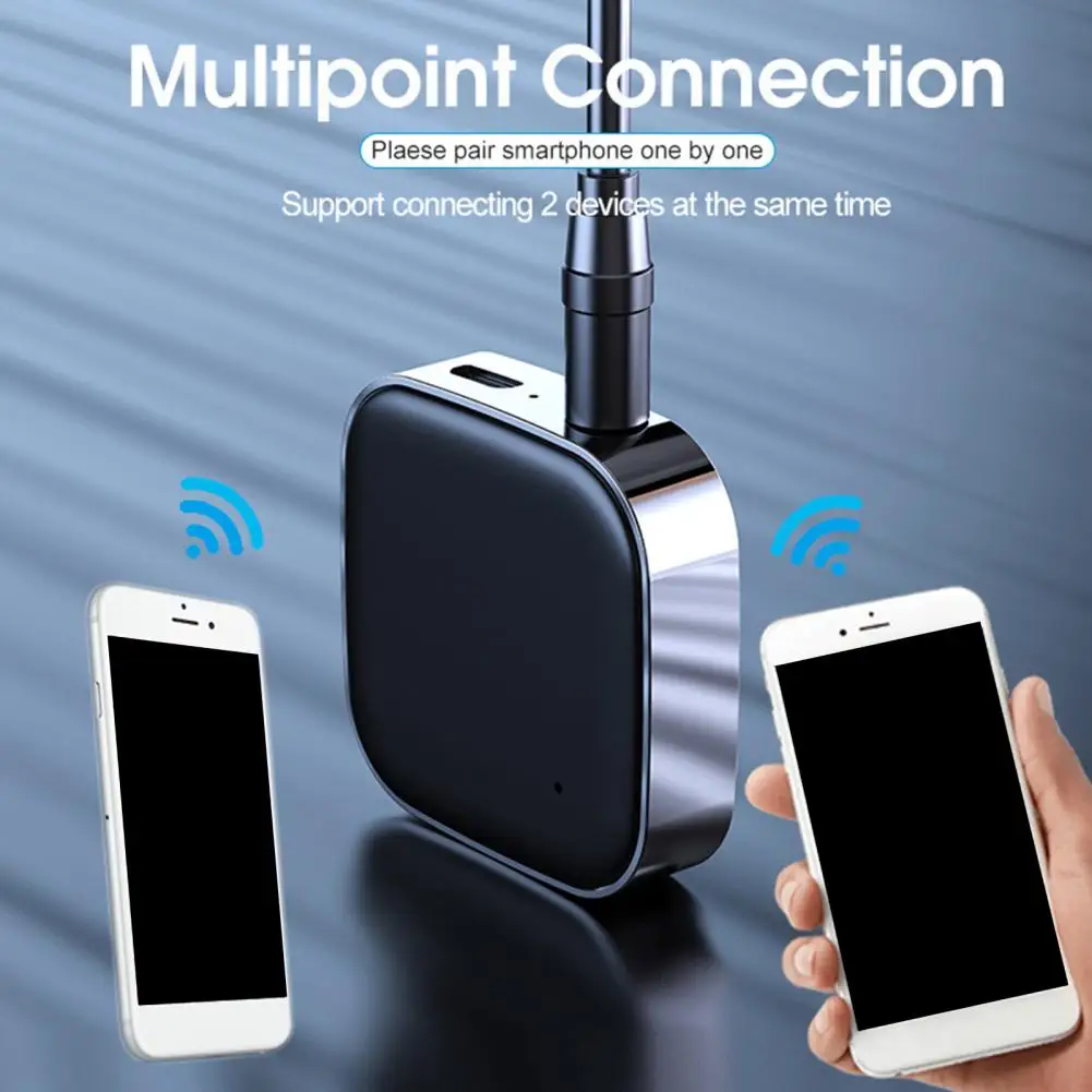 Bluetooth приемник Mini Plug Play ABS стабильный сигнал Встроенный микрофон трансивер