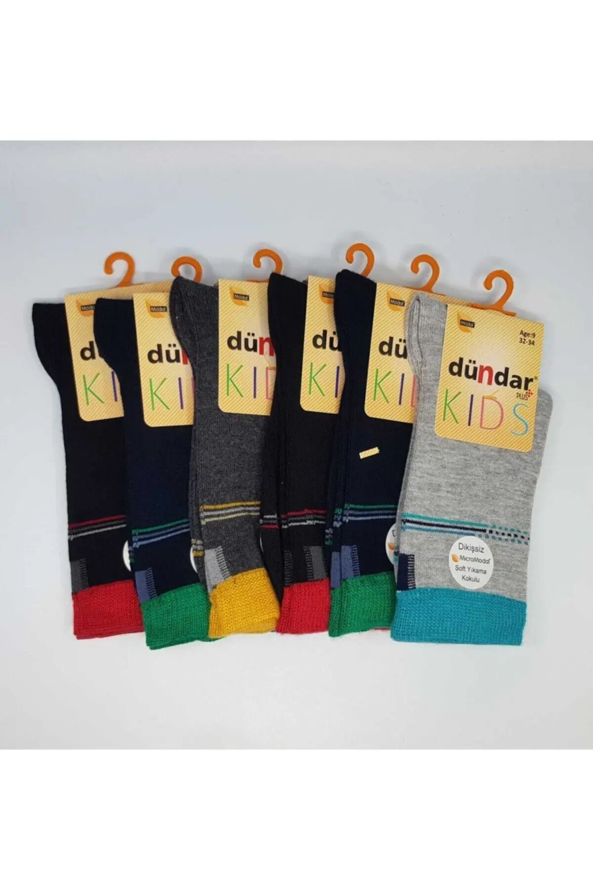 

Boy 6-pack seamless Micro Modal Soft wash scented socket socks underwear