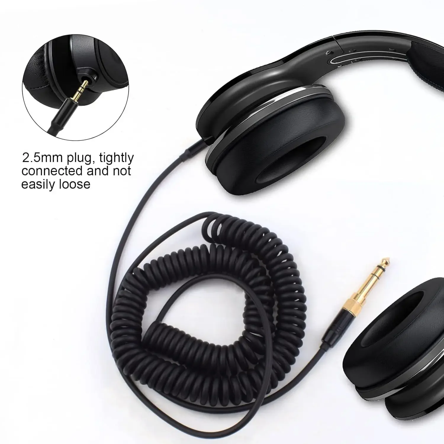 Фото Для BOSE QuietComfort 25 QC35II QC45 NC700 OE2 OE2i кабель для наушников 2,5 мм интерфейсный пружинный аудиокабель №5