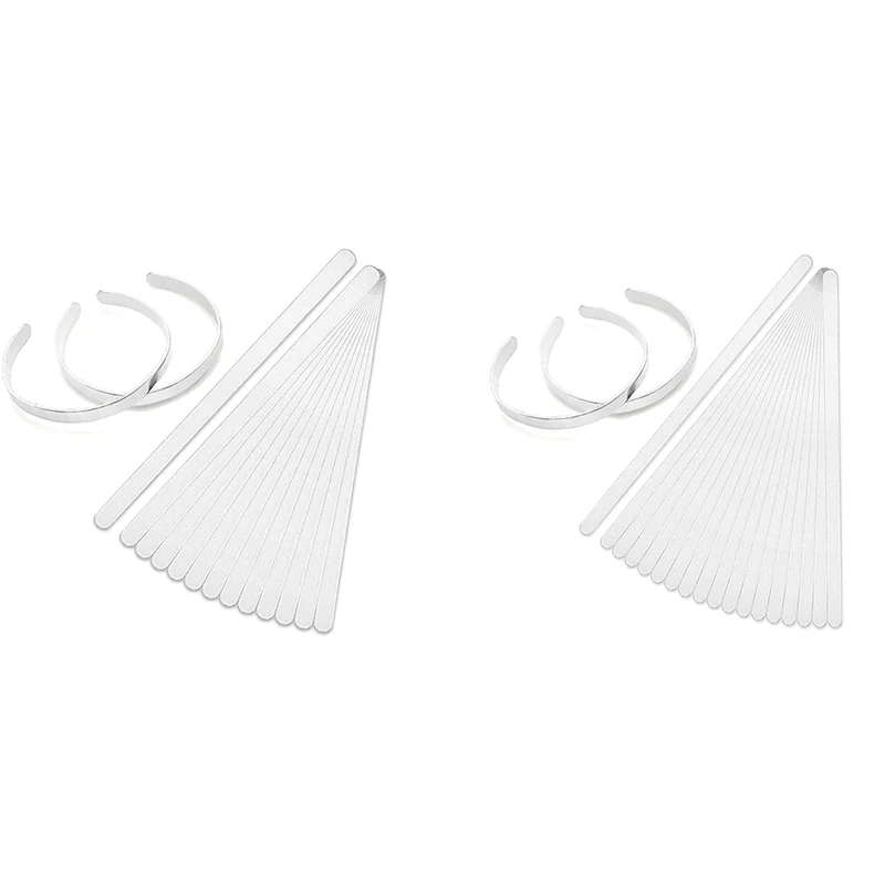 

Премиум Металлический штамповочный браслет без рисунка, браслет из нержавеющей стали без рисунка, используется для изготовления ювелирных изделий